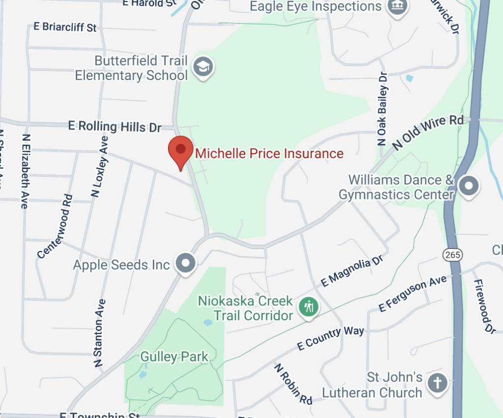 Michelle Price Insurance map